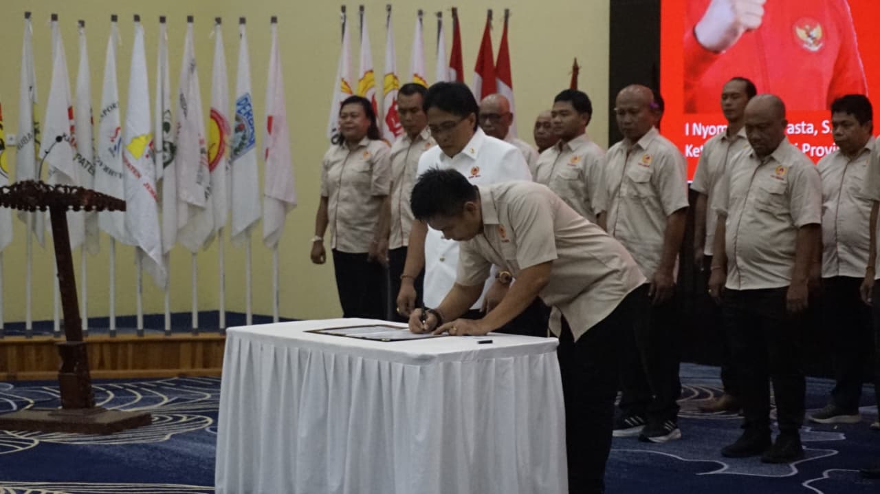 Ipat Kembali Nahkodai KONI Jembrana 2026-2030, Targetkan Pembinaan Atlet Usia Dini dan Perbaikan GOR