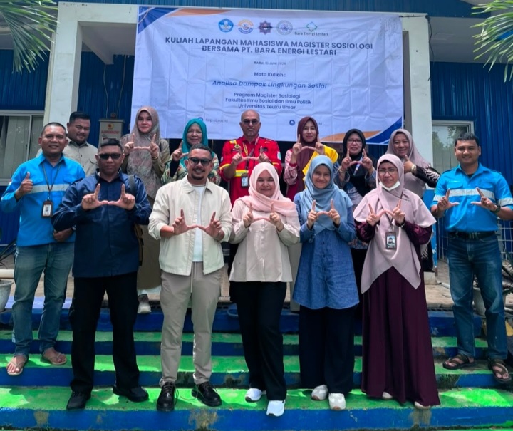 Mahasiswa Magister Sosiologi UTU Terjun ke Lingkar Tambang PT BEL di Nagan Raya, Pelajari Dampak Sosial Langsung