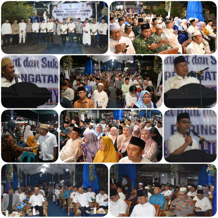 Wali Kota Sibolga dan Tokoh Masyarakat H. Bakhtiar Ahmad Sibarani Hadiri Peringatan 1 Muharram, Infrastruktur Kota Jadi Sorotan