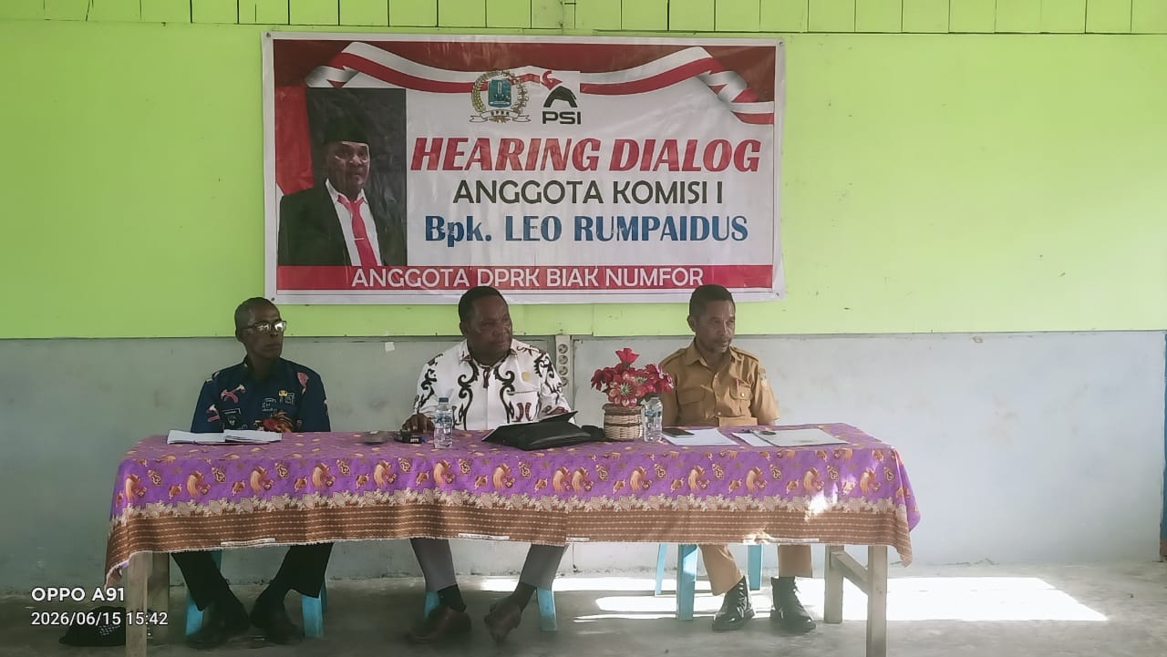 DPRK Biak Numfor Tampung Tiga Aspirasi Utama Warga Kampung Marauw: Air Bersih, Puskesmas, dan Honor Kader Posyandu
