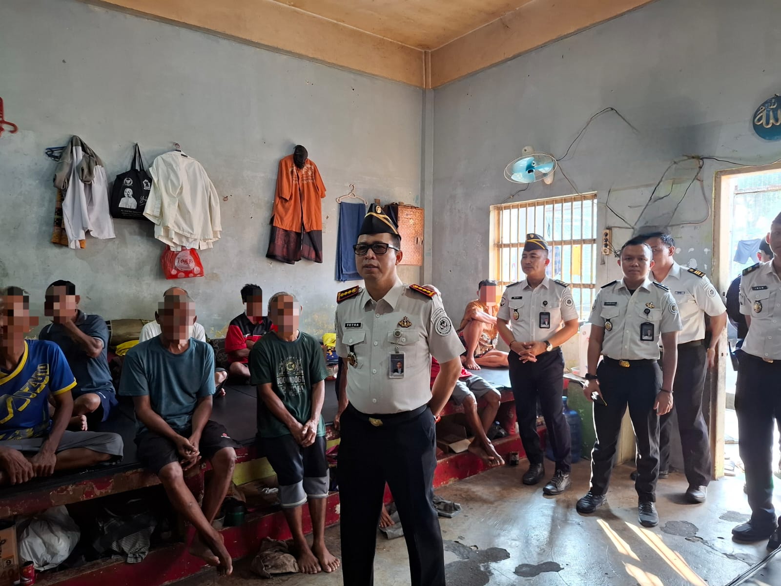Kalapas Banyuasin Pimpin Sapa Kasih ke Blok Hunian, Warga Binaan Sampaikan Aspirasi Langsung