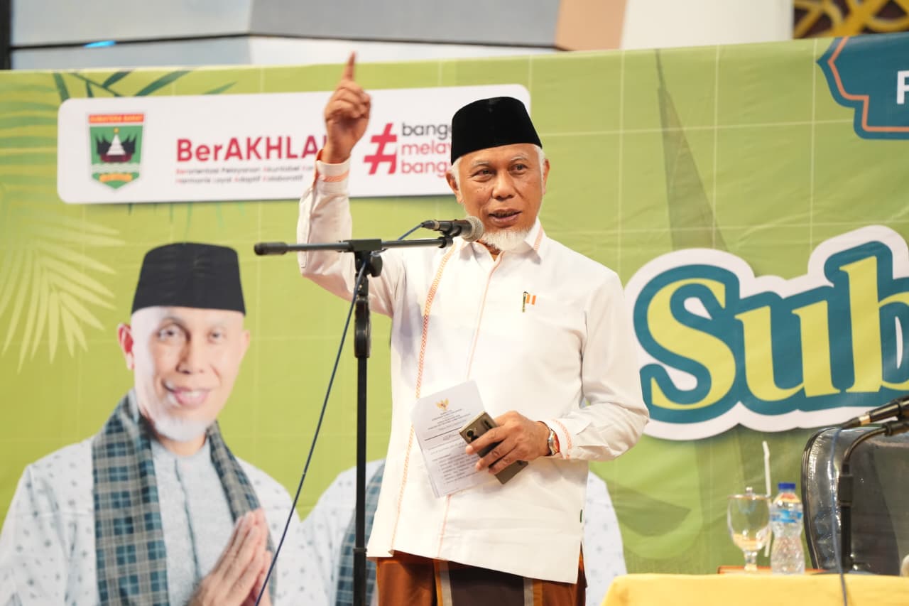 Gubernur Mahyeldi Ajak 25.000 ASN Pemprov Sumbar Sisihkan Rp1.000 Per Hari untuk Wakaf Uang