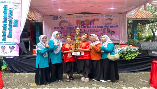 Tari Calintu dari SDN Ciputat 01 Sabet Juara FLS3N Kota Tangsel, Tiga Siswi Bersiap ke Provinsi Banten