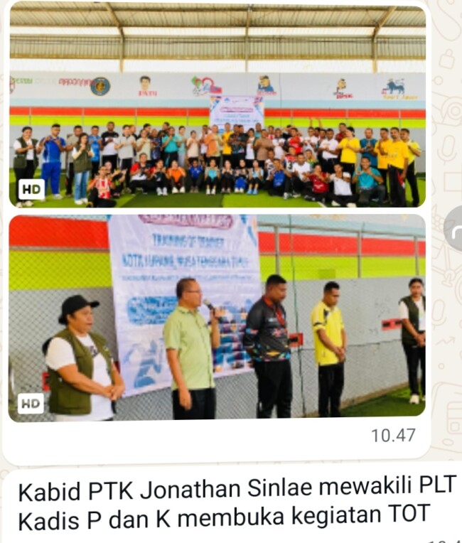 Disdikbud Kota Kupang Dorong Guru PJOK Jadi Trainers Muda, Targetkan Imbas Pembinaan Olahraga Hingga ke SD