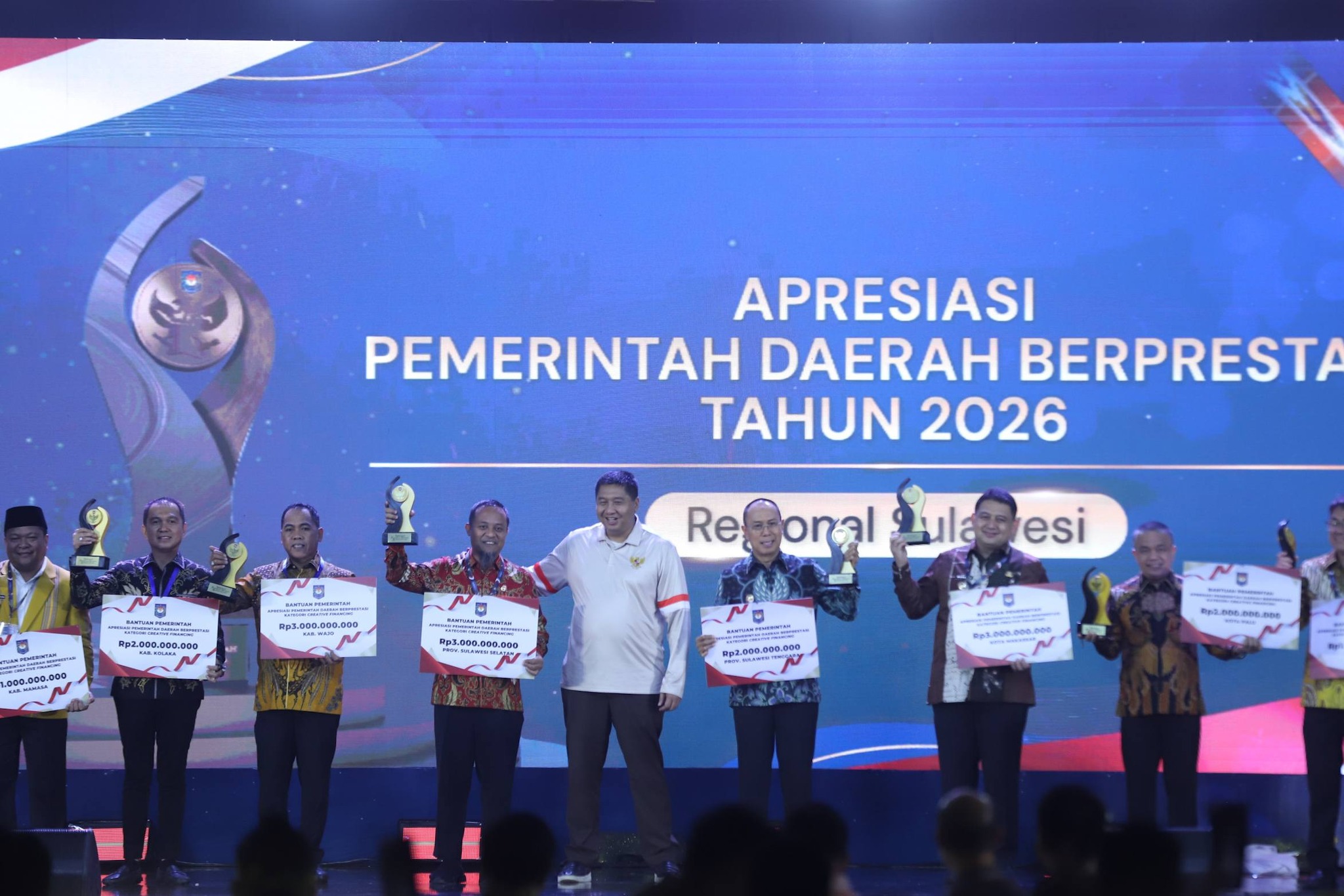 Kolaka Raih Dua Penghargaan dari Kemendagri di Ajang Pemda Berprestasi Regional Sulawesi 2026