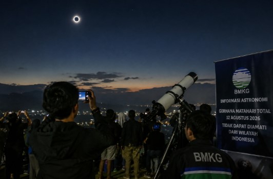 Gerhana Matahari Total 12-13 Agustus 2026: Jawa Barat Tak Kebagian Pemandangan, Ini Jadwal Puncaknya