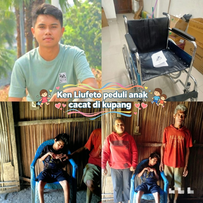 Mahasiswa HI UPH Karawaci Asal Kupang Salurkan Bantuan untuk Anak Disabilitas Berat di Desa Pathau, NTT
