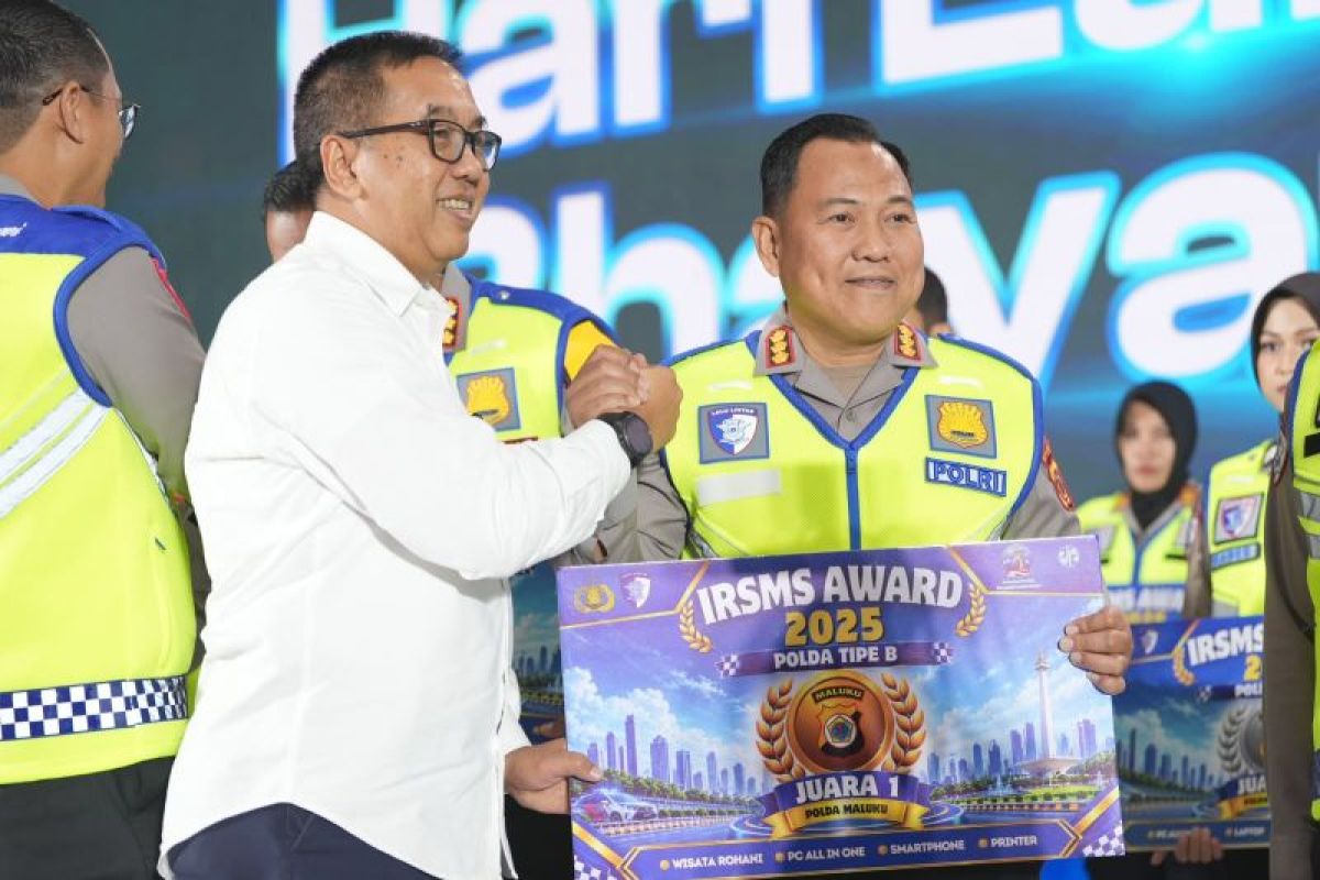 Ditlantas Polda Maluku Raih Dua Penghargaan Nasional di HUT ke-71 Lalu Lintas Bhayangkara
