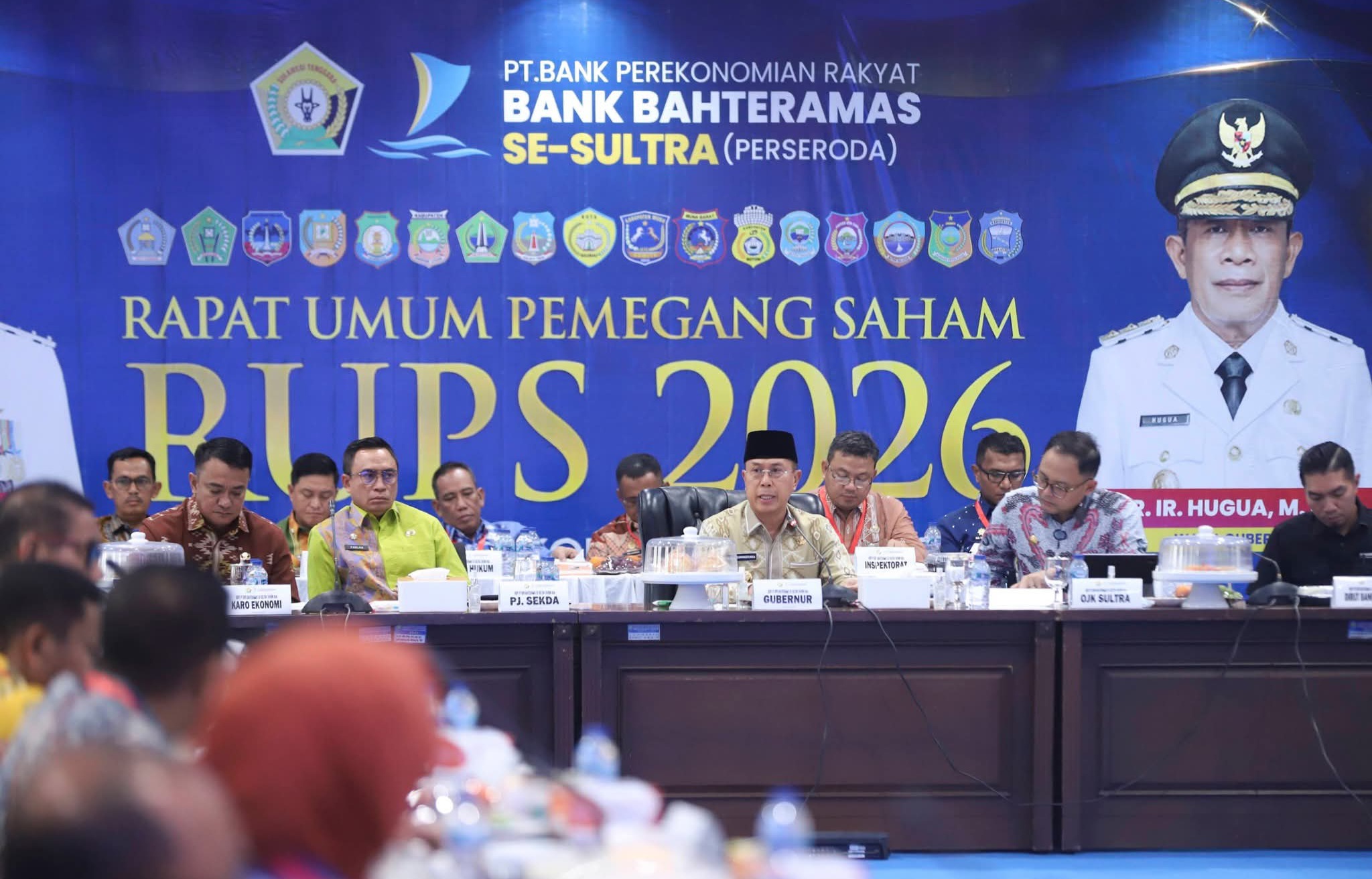 Gubernur Sultra Buka RUPS BPR Bahteramas, Target Merger 12 Bank Daerah Selesai April 2027