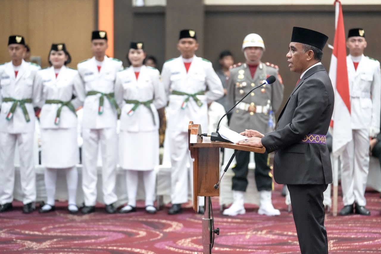 Gubernur Anwar Hafid Kukuhkan 69 Paskibraka Sulteng di Palu, Tekankan Integritas Jelang 17 Agustus 2026