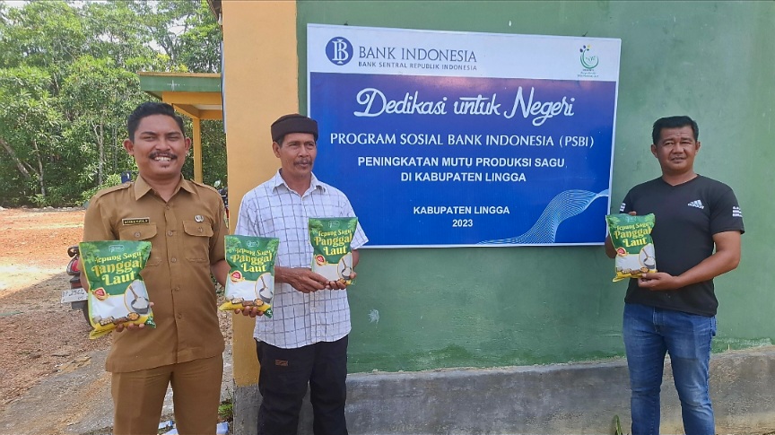Tiga Tahun Binaan BI Kepri, BUMDes Karya Mandiri di Batam Kini Pasok Tepung Sagu ke Tanjungpinang