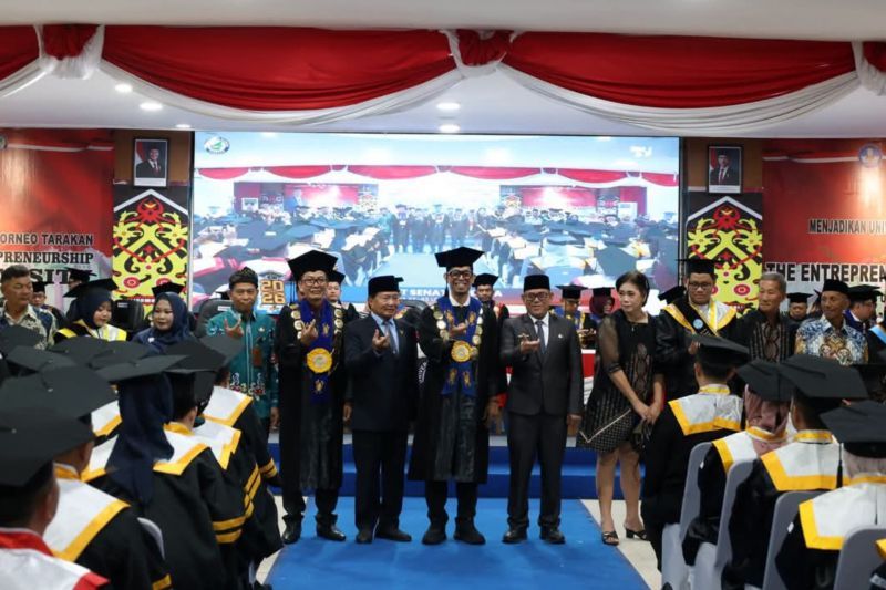 Wakil Wali Kota Tarakan Ibnu Saud Hadiri Wisuda ke-43 Universitas Borneo Tarakan, 756 Lulusan Dikukuhkan