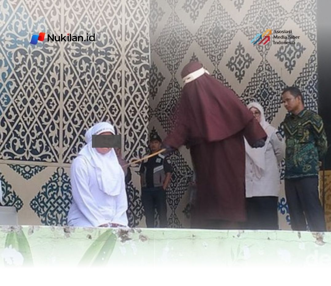 Sepasang Kekasih di Banda Aceh Dicambuk 21 Kali Usai Bercumbu saat Live TikTok, Tangkapan Layar Jadi Bukti