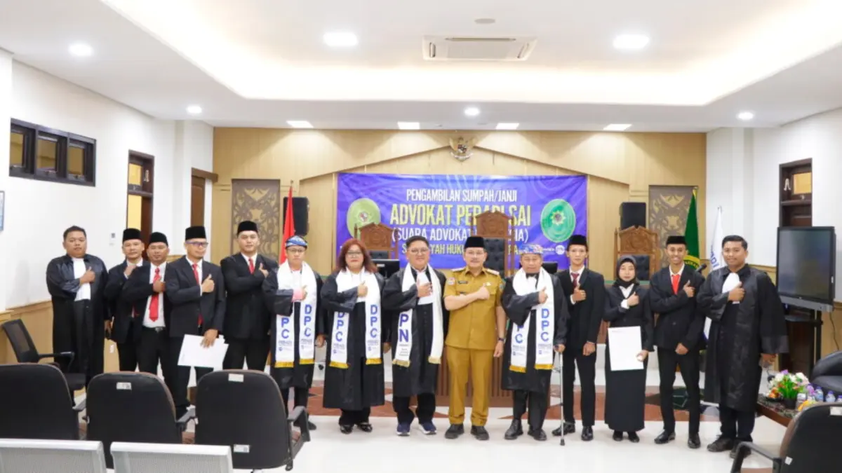 34 Advokat Baru di Peradi SAI Tanjung Selor Diambil Sumpah di Pengadilan Tinggi, Siap Jadi Garda Terdepan Pembela Rakyat