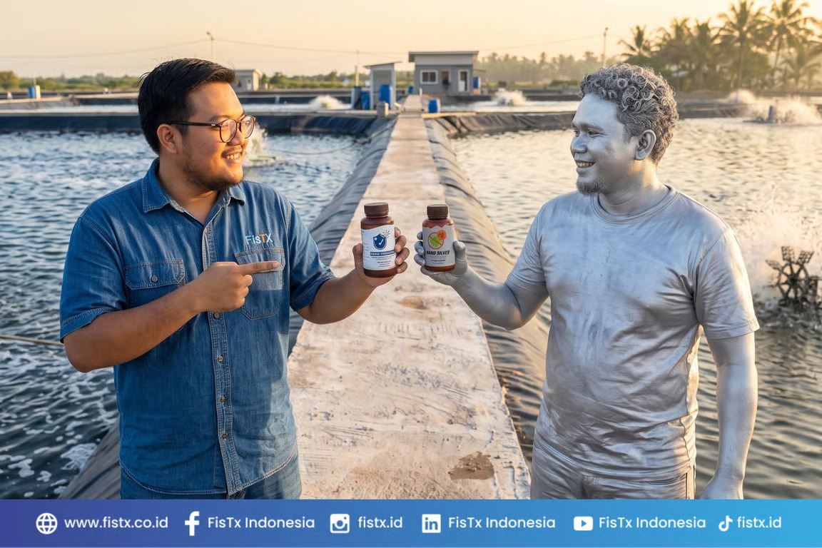 Teknologi Nano Buatan Sleman Terbukti Tumpas Virus WSSV dan Bakteri Vibrio di Tambak Udang Pasuruan