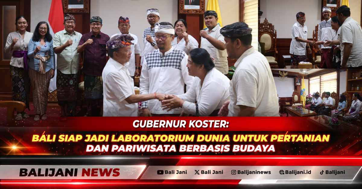 Gubernur Koster Targetkan Petani Bali Dapat Manfaat Ekonomi dari Pariwisata, Bukan Sekadar Pemandangan Sawah