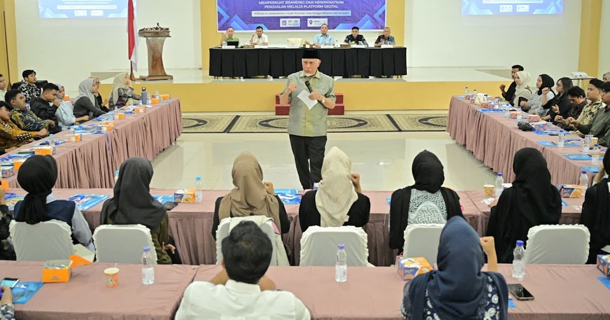 1.000 Anak Muda Sumatera Barat Daftar Pelatihan Digital Marketing, Gubernur Mahyeldi Targetkan Lahir Wirausaha Baru
