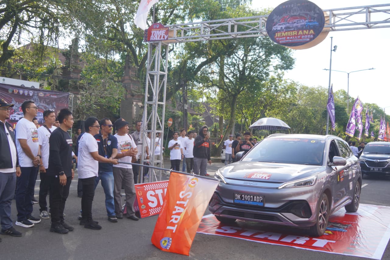 Jembrana Tuan Rumah Seri Perdana Kejurnas Time Rally 2026, 50 Peseta Siap Balap di Jalur Pariwisata