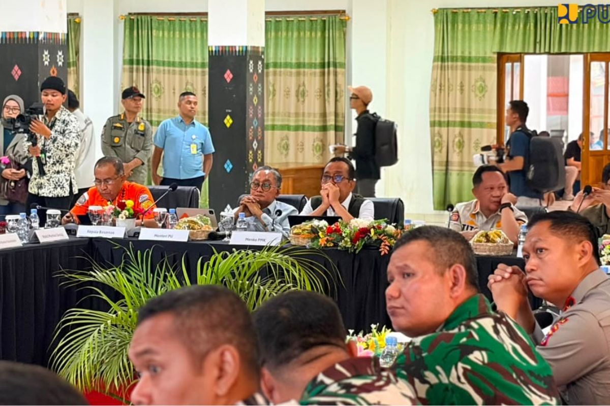 Menteri PU Dody Hanggodo Gerak Cepat Tangani Akses dan Air Bersih Gempa Flores Menurut Pejabat