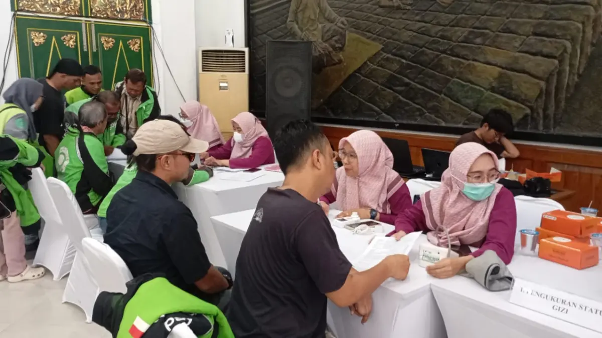 Cek Kesehatan Gratis di Balai Kota Jogja Bongkar Kerentanan Driver Ojol: Hipertensi Mendominasi, Kopi dan Polusi Jadi Pemicu Utama