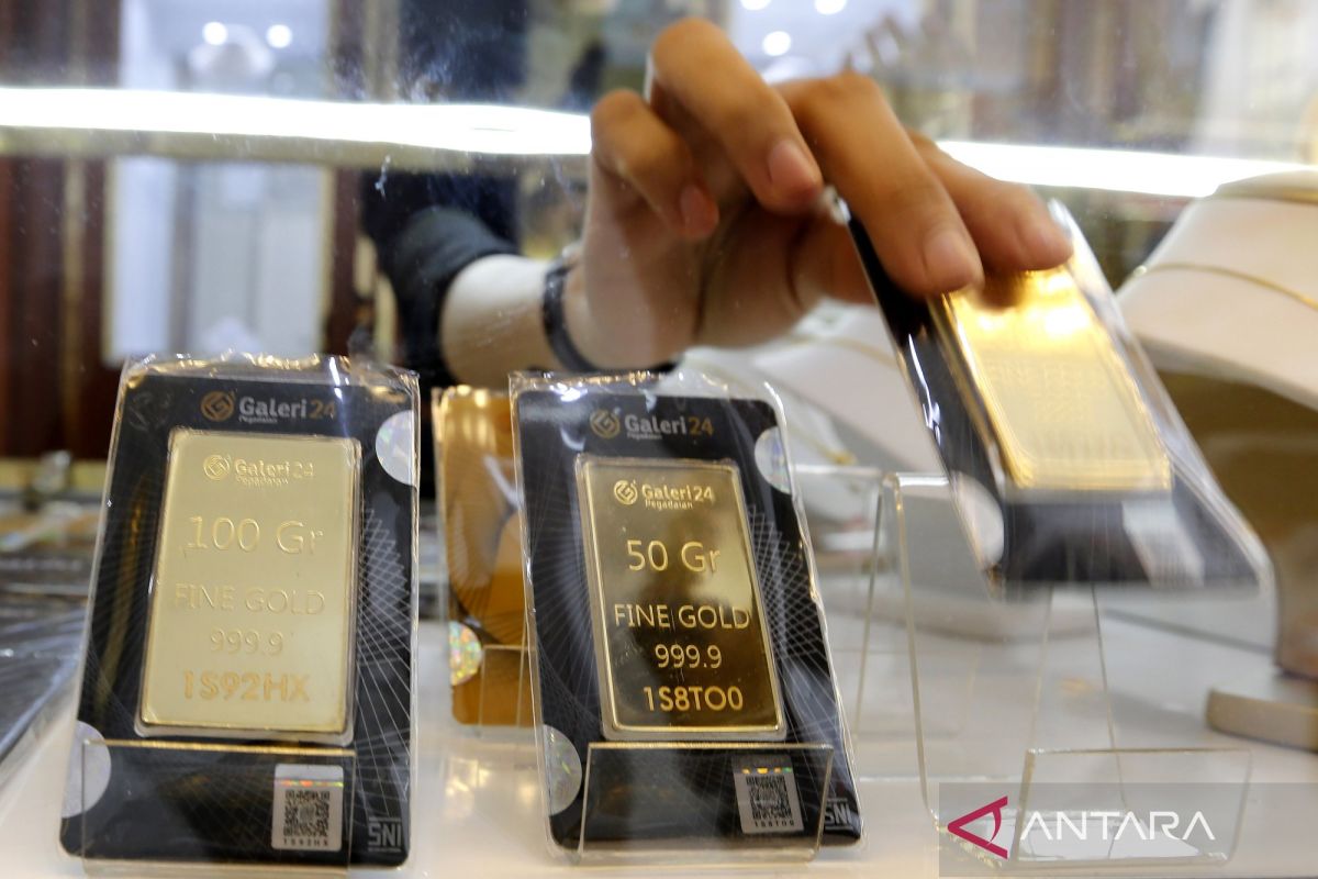 Harga Emas Pegadaian Kompak Naik, Antam 1 Gram Tembus Rp 2.631.000