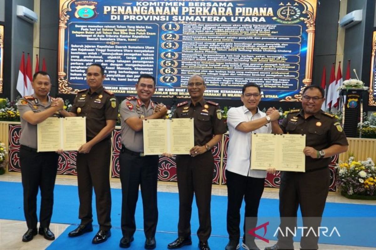 Kejati dan Polda Sumut Teken Pakta Integritas, Berkomitmen Hapus Praktik Transaksional dalam Penanganan Perkara