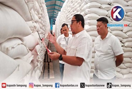 Bulog Lampung Serap 411.898 Ton Gabah, Stok Beras 301.811 Ton Siap untuk Bantuan Pangan Tambahan