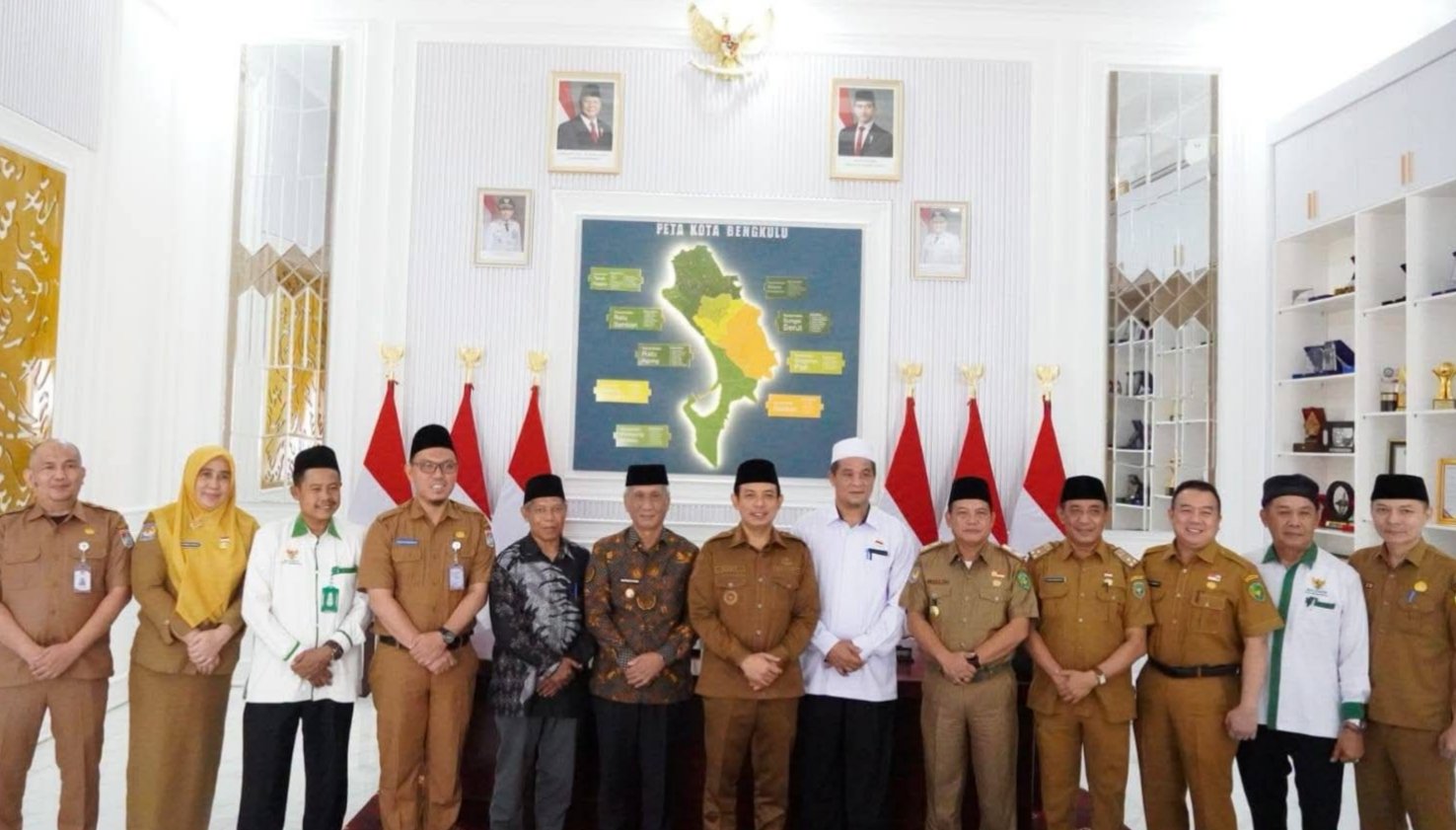 Wali Kota Bengkulu Dedy Wahyudi Terima Wakil Wali Kota Lubuk Linggau, Bahas Adopsi Program 