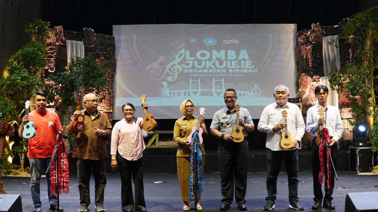 Lomba Jukulele Kecamatan Sirimau Resmi Digelar di Ambon, Wakil Wali Kota: Ini Ruang Silaturahmi dan Kreativitas