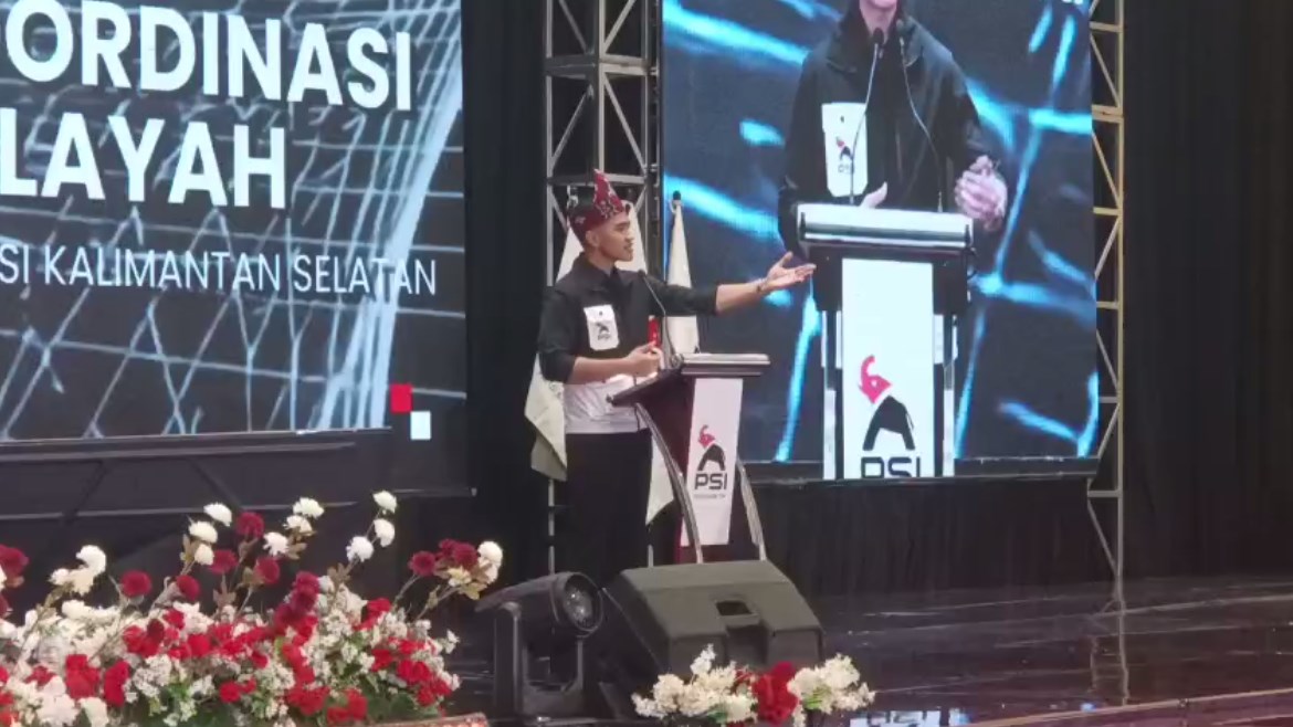 Kaesang Pangarep Kukuhkan Pengurus PSI Kalsel di Banjarbaru, Targetkan 156 Kecamatan Tuntas dalam Sebulan