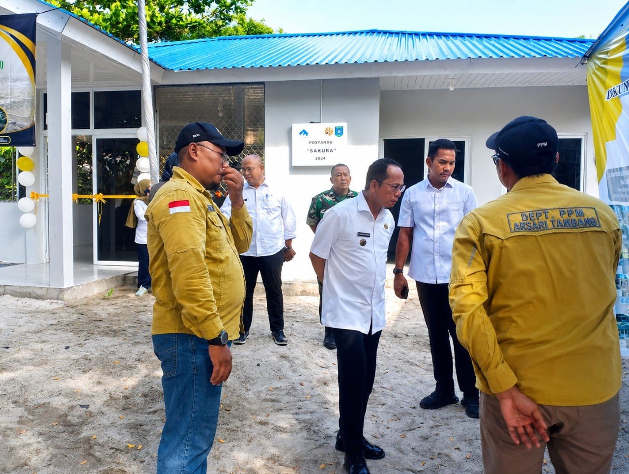 Bupati Bangka Tengah Apresiasi Arsari Tambang Serahkan Posyandu Rp354 Juta, Siapkan Program PPM Rp2,53 Miliar untuk Warga