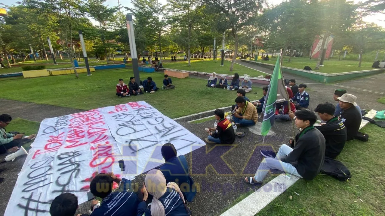 Puluhan Mahasiswa STAIN Tanjungpinang dan Cipayung Plus Gelar Mimbar Bebas, Soroti Isu Ekonomi Daerah