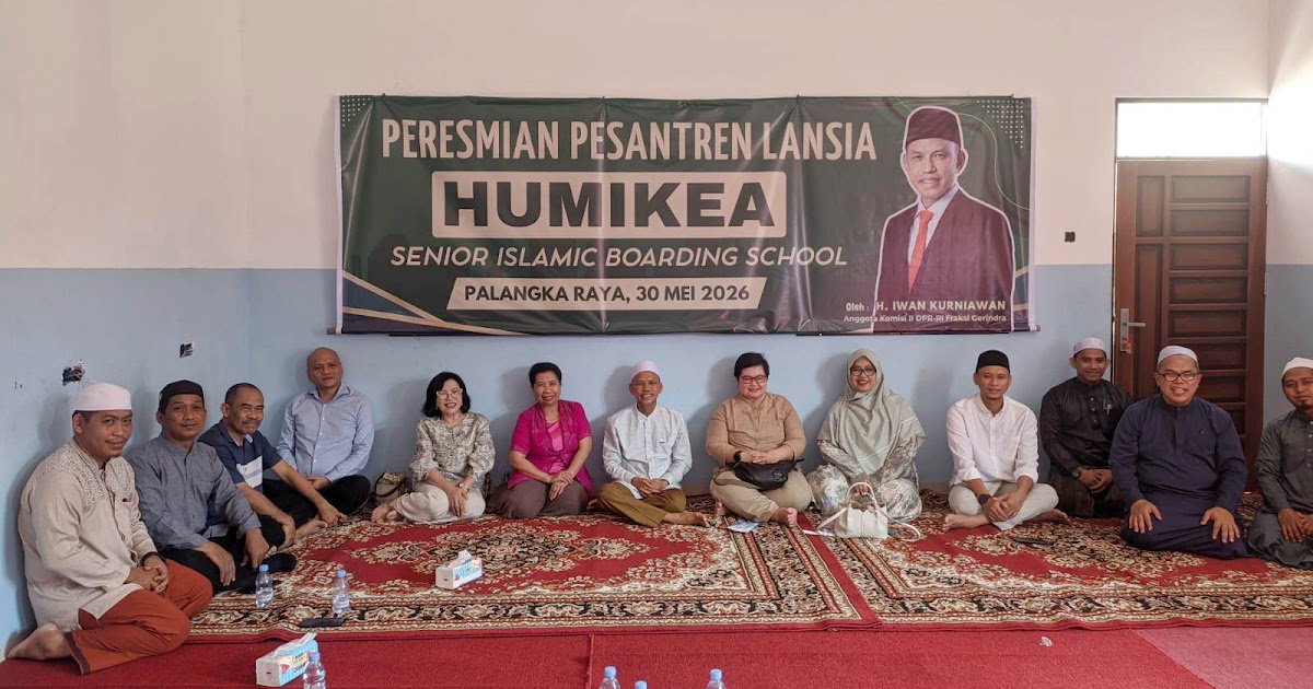 Pesantren Lansia Pertama di Kalimantan Tengah Resmi Berdiri di Palangka Raya, Jadi Wadah Pembinaan Spiritual dan Sosial
