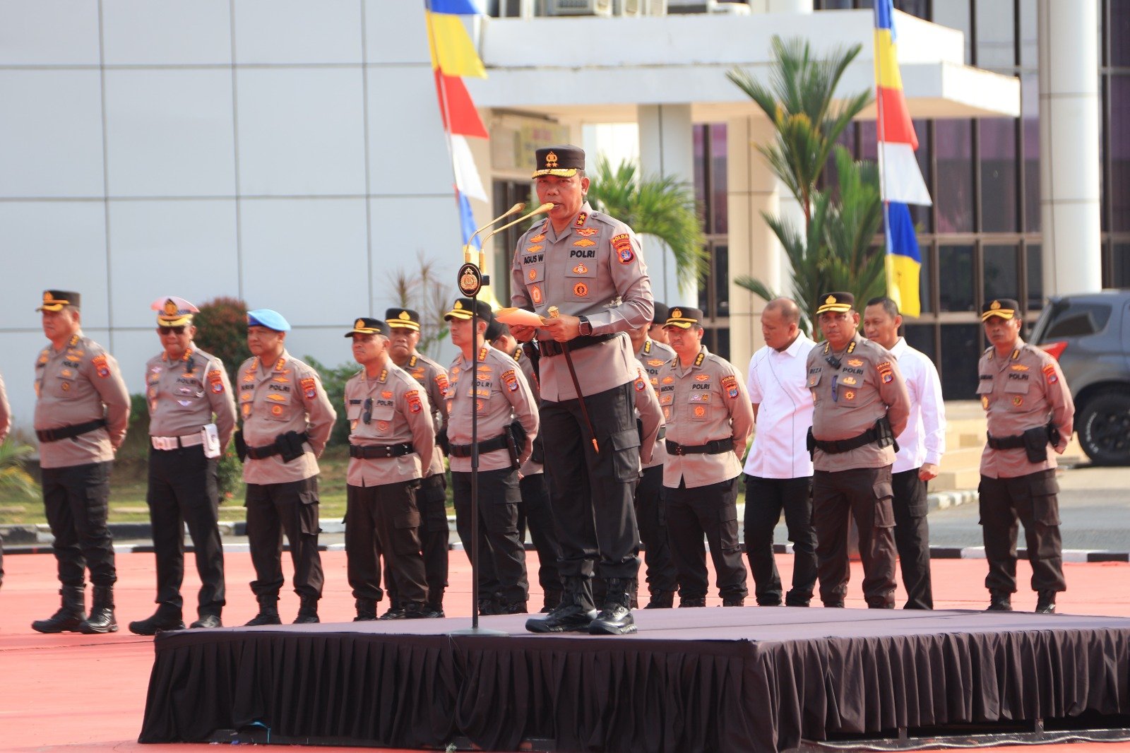Kapolda Kaltara Irjen Agus Wijayanto di Apel Perdana: 5 Penekanan Utama untuk Personel, dari SOP hingga Medsos