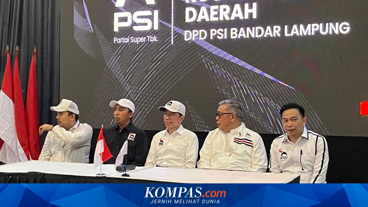 Jokowi Minta PSI Bangun Mesin Partai hingga 2029, Sebut Lampung Jadi Contoh Nasional karena 90 Persen Kepengurusan Ranting Terbentuk
