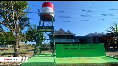 Kodim 1418/Mamuju Bangun Sumur Bor di Desa Tadui, Kolonel Andang: Air Bersih Kebutuhan Pokok yang Vital