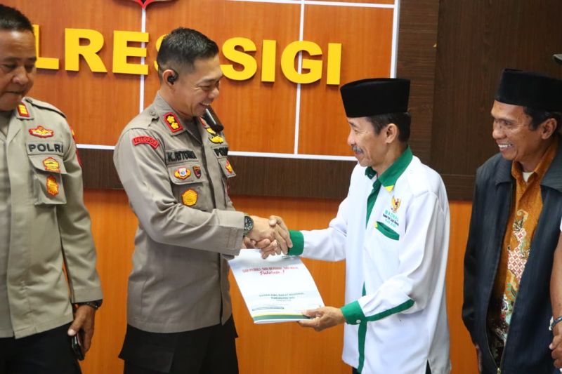 Baznas Sigi Bentuk UPZ di Polres Sigi, Perkuat Pengumpulan Zakat Infak dan Sedekah Personel