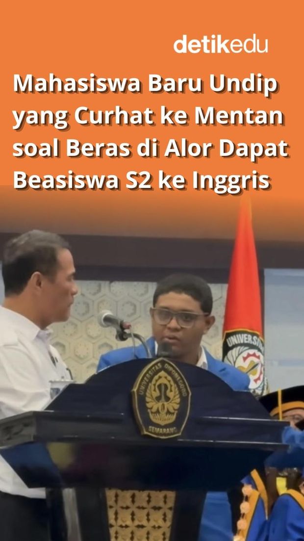 Mahasiswa Undip Asal Alor Curhat Harga Beras ke Mentan, Dapat Beasiswa S2 ke Inggris