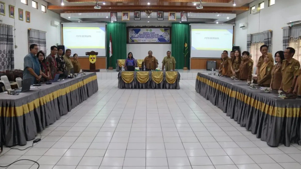 Pemkab Gunung Mas Rampungkan Site Plan Balai Benih Ikan Gohong Rawai, Target Produksi Benih 1 Juta Ekor Per Tahun