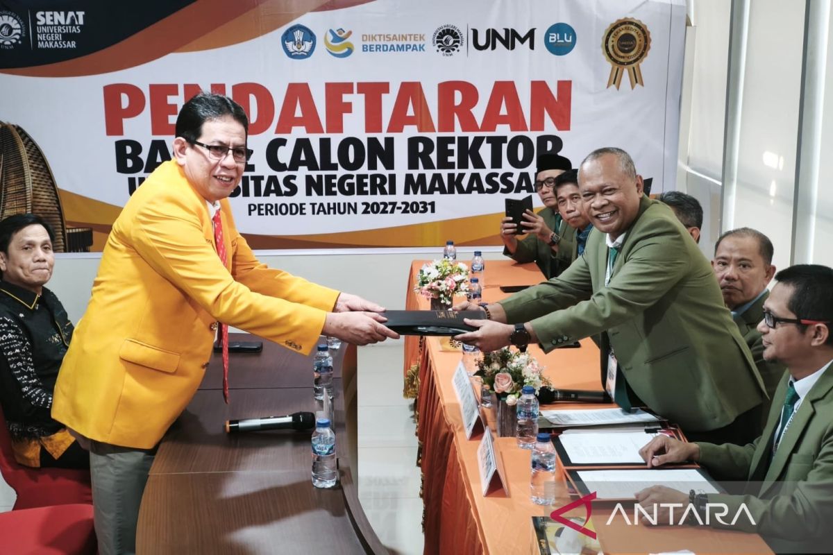 Enam Bakal Calon Rektor UNM Makassar Bertarung di Pilrek 2027-2031, Pendaftaran Ditutup 9 Oktober 2026