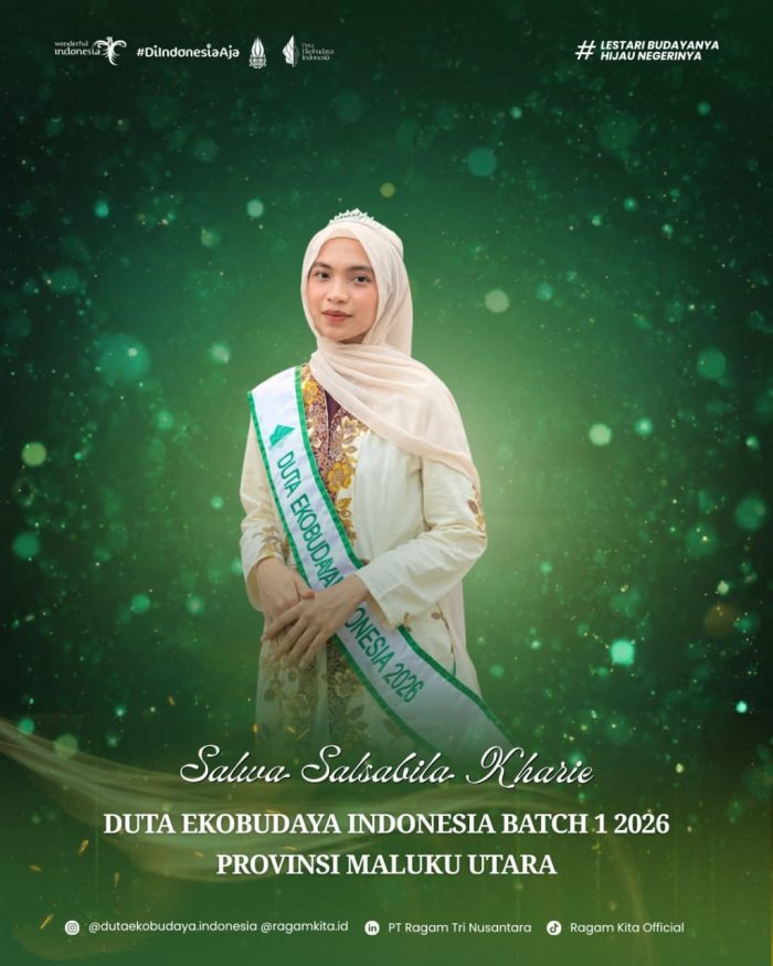 Mahasiswi Fisioterapi Asal Morotai Salwa Salsabila Kharie Terpilih Jadi Duta Ekobudaya Indonesia Batch 1
