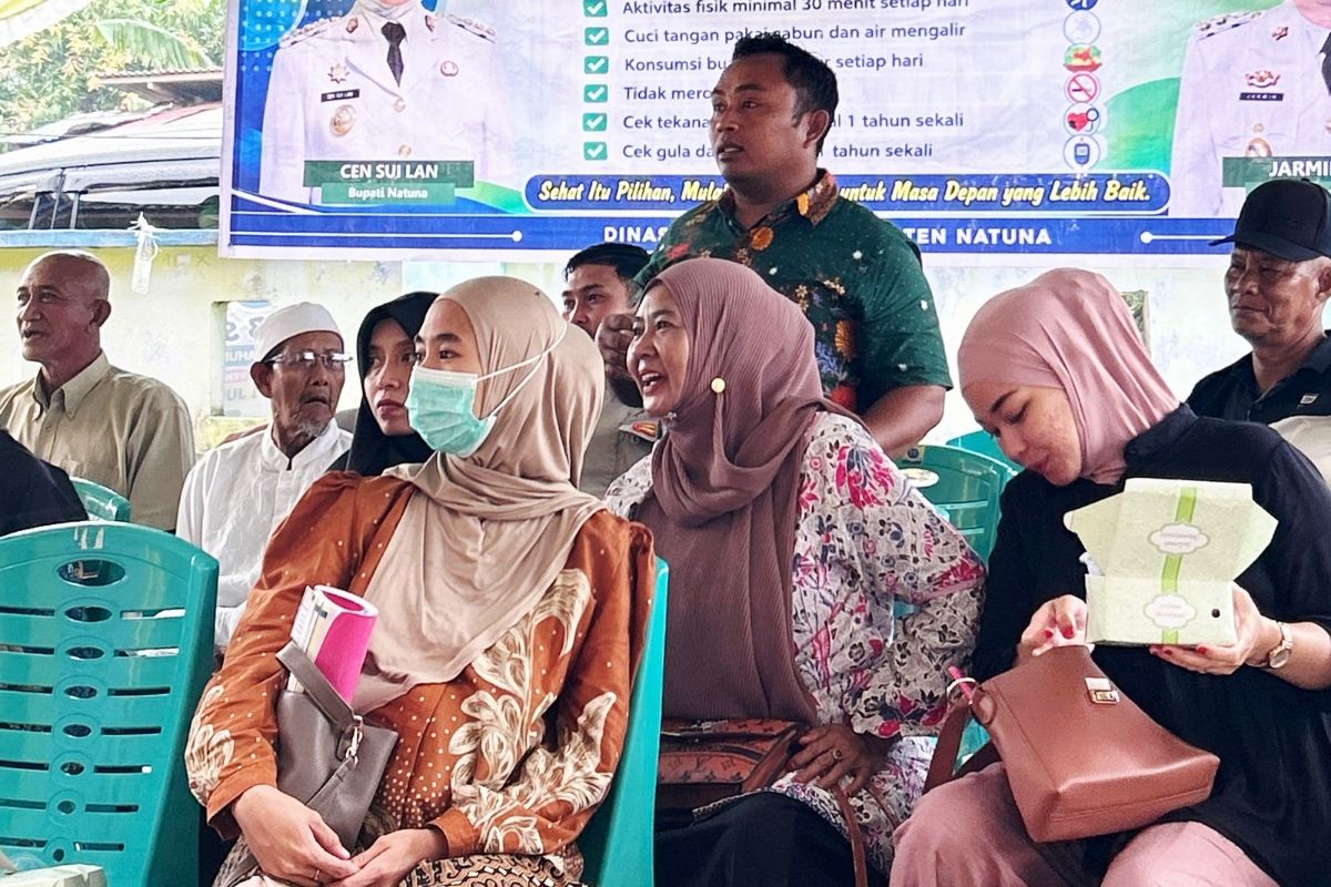 Dinkes Natuna Kampanyekan Gerakan Ibu Hamil Sehat di 4 Posyandu, Sasar Desa Sepempang