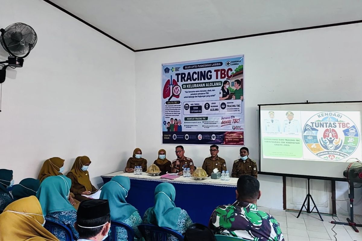 Pemkot Kendari Gelar Cek Kesehatan Gratis dan Tracing TB di Kelurahan Alolama, Warga Diimbau Tak Takut Periksa