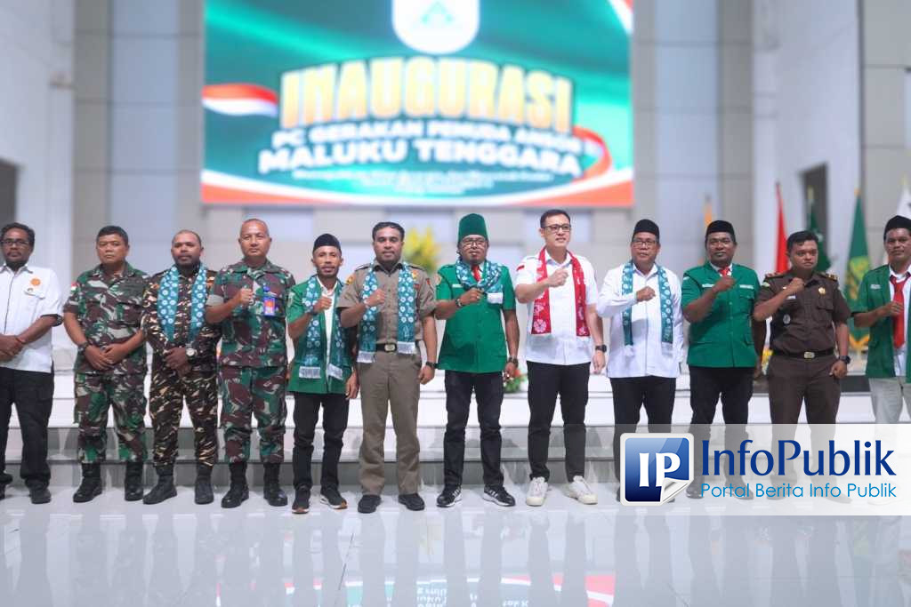 Wakil Bupati Maluku Tenggara Resmi Lantik Pengurus GP Ansor, Sebut Kader Militan Bukan Identik Kekerasan