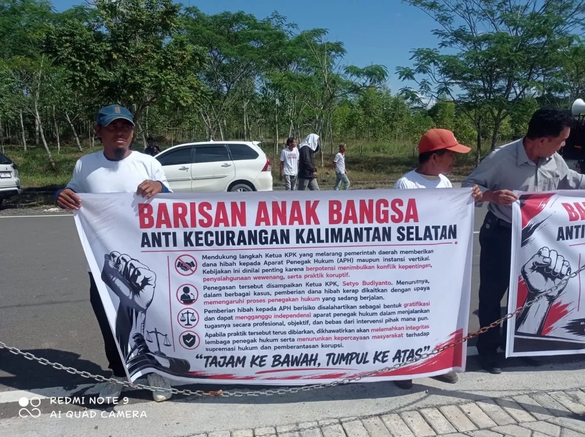 LSM di Kalsel Desak KPK Terapkan Larangan Hibah Pemda ke Aparat Penegak Hukum Demi Jaga Independensi