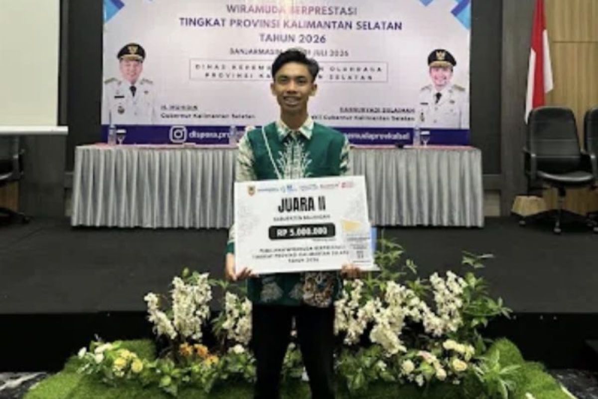 Mahasiswa FKIP Univsm Balangan M Paissal Ari Dani Raih Juara II Wiramuda Berprestasi Tingkat Kalsel 2026