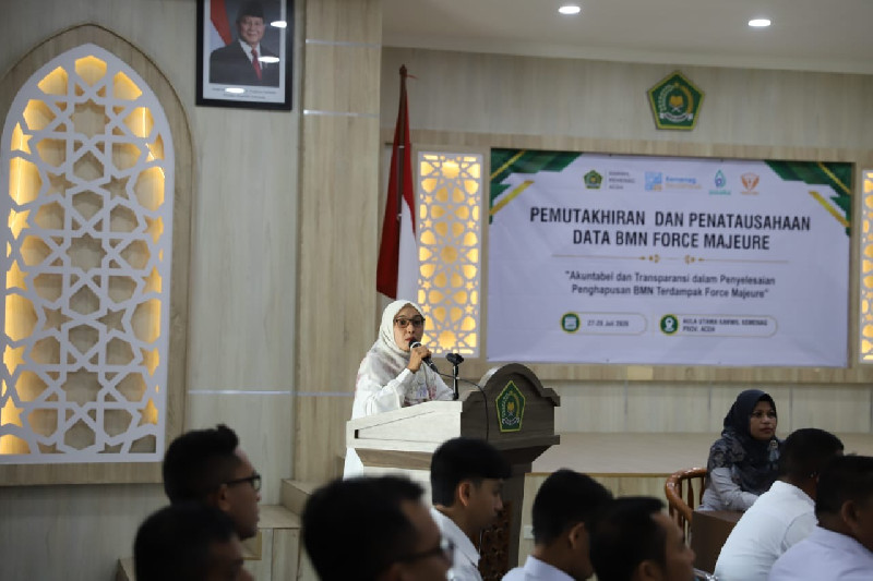 Kemenag Aceh Usulkan Penghapusan 103 Aset Negara Rusak Akibat Bencana Senilai Rp82,8 Miliar