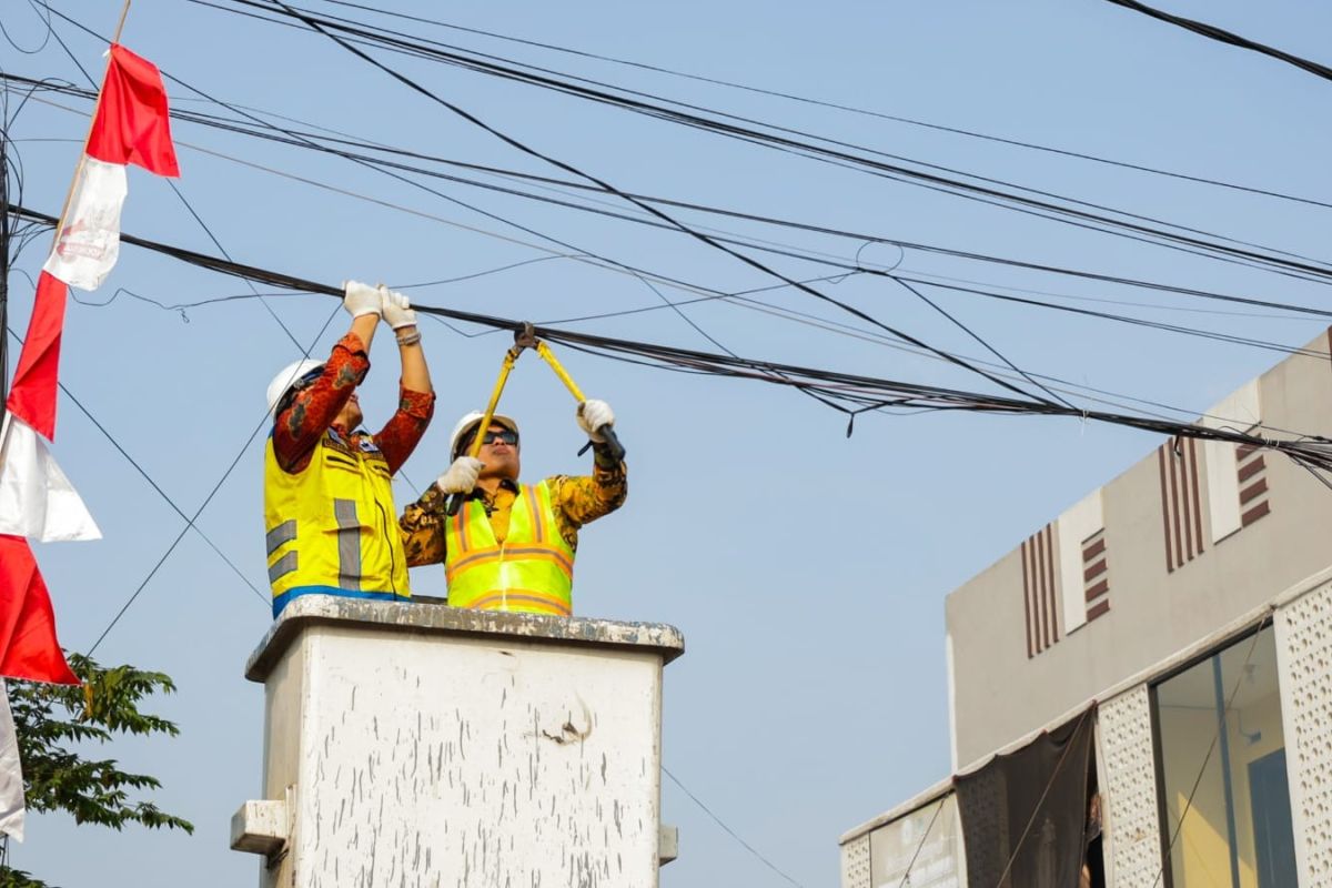 Pemkot Tangsel Sita Kabel Fiber Optik Ilegal di 4 Titik, Provider dan Kontraktor Diminta Patuh Aturan
