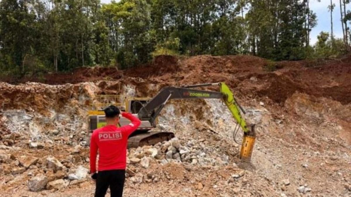 Ditreskrimsus Polda Sultra Sita 3 Ekskavator di Tambang Ilegal Pomalaa, Satu Tersangka Ditahan