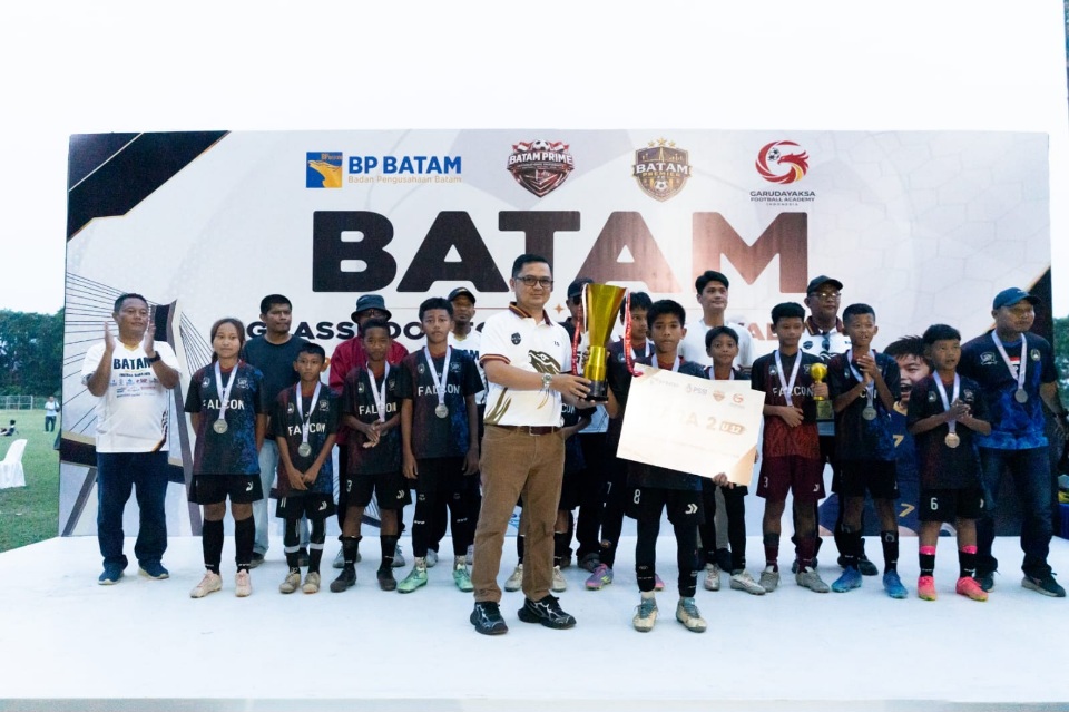 Batam Grassroot Football Festival 2026 Resmi Berakhir, Empat Tim Terbaik U-8 hingga U-12 Amankan Tiket ke Putaran Internasional